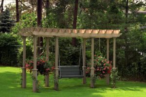 Pergola with Swing Set Newton Deck Builder