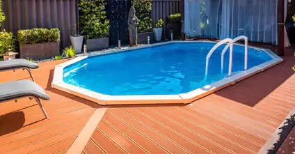 Above Ground Pool Deck - All Pro Newton Deck Builders