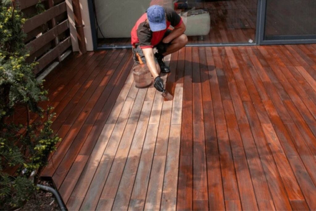 deck builder waterproofing deck