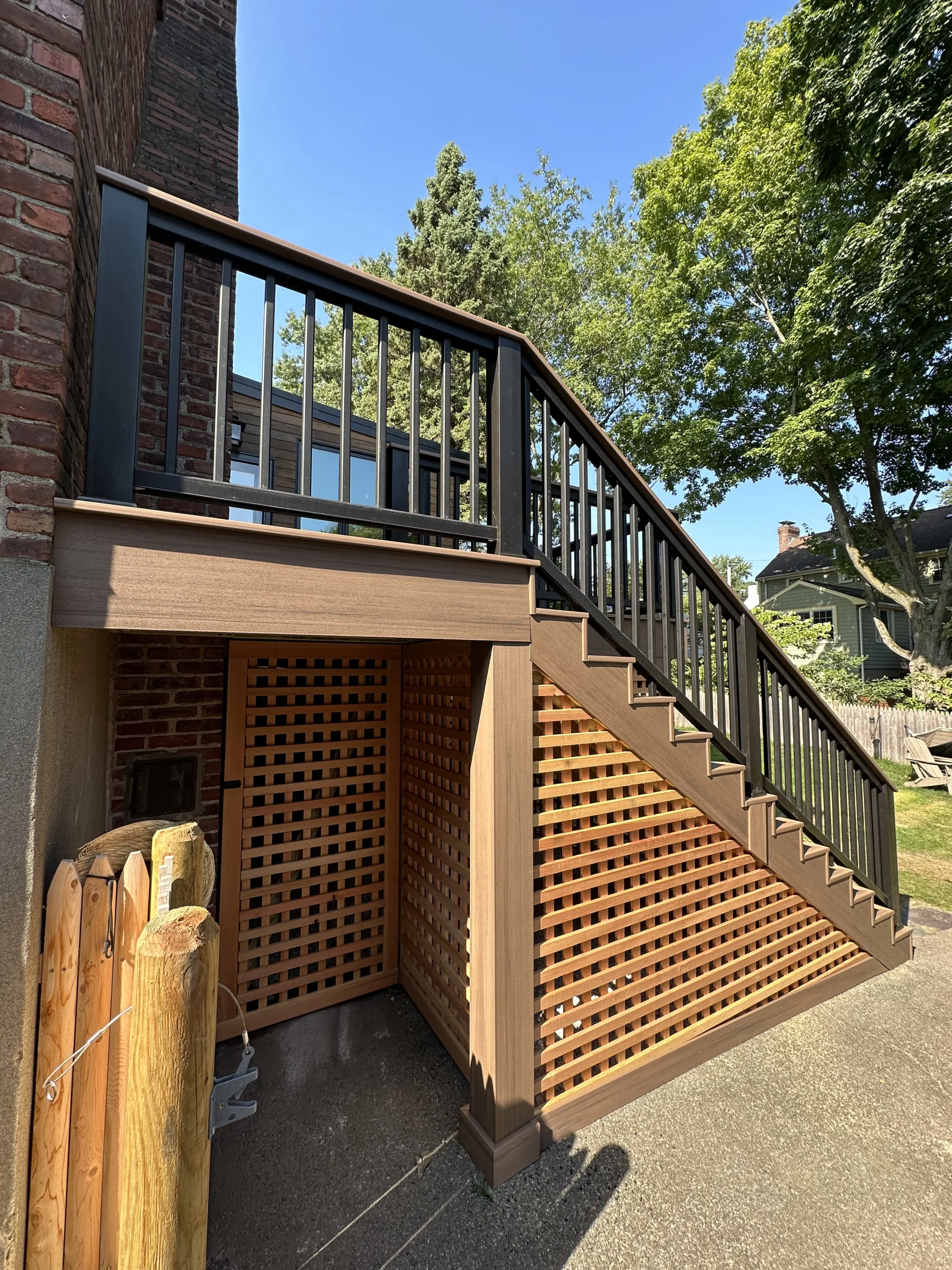 stairs and railing installation