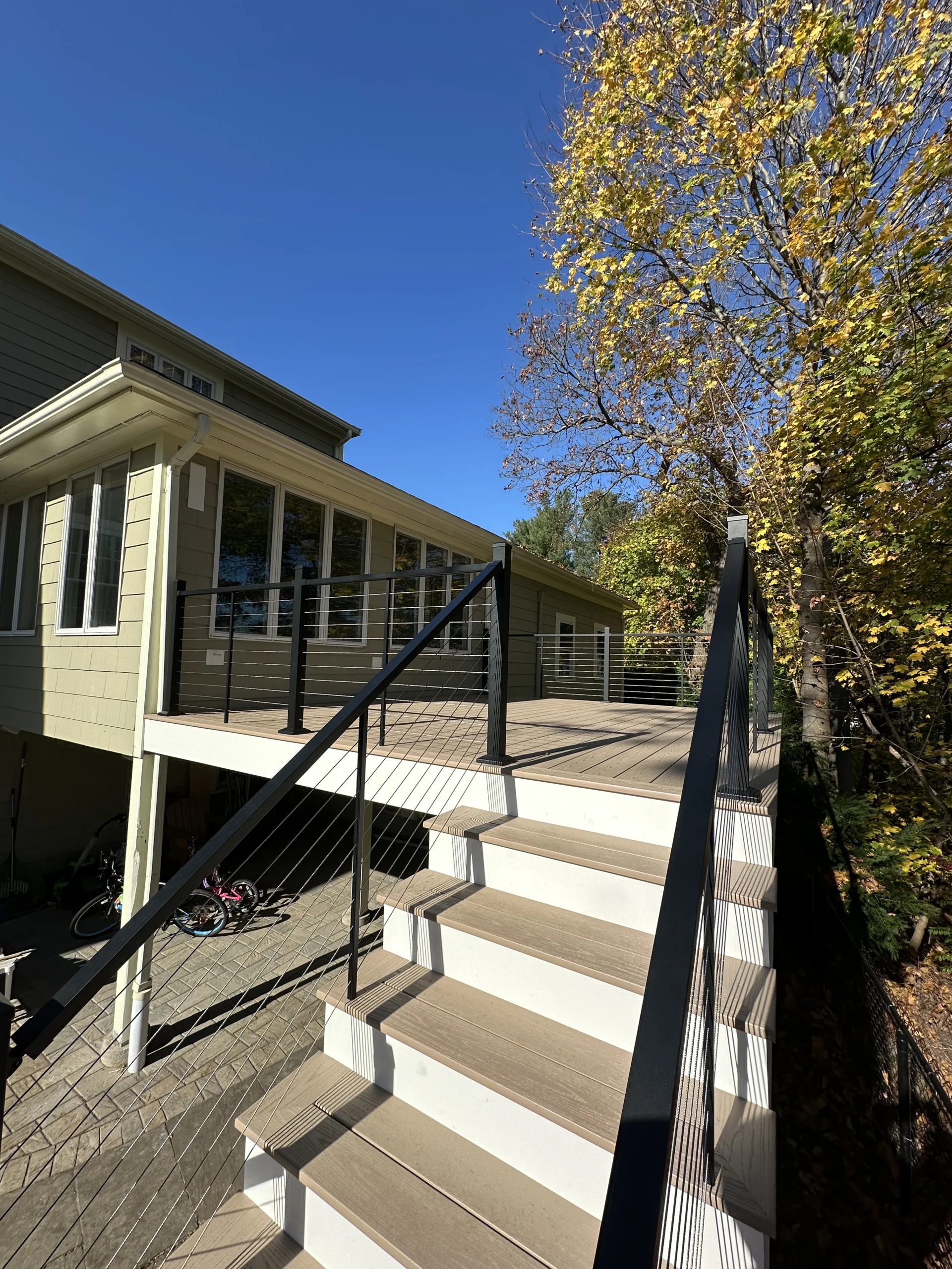 Stairs and Railings for deck patio